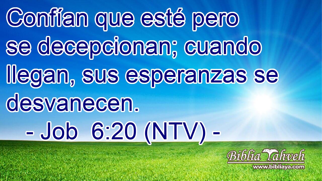Confían que esté pero se decepcionan; cuando llegan, sus esperanzas se desvanecen.