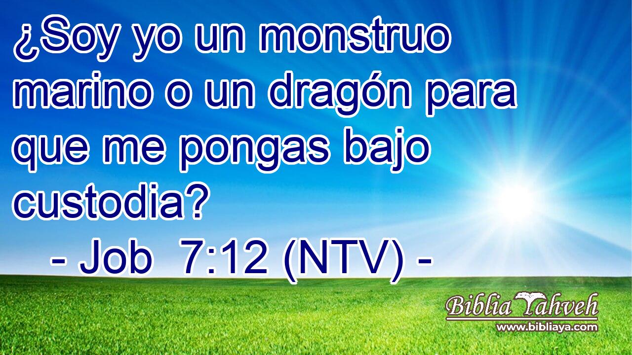 ¿Soy yo un monstruo marino o un dragón para que me pongas bajo custodia?