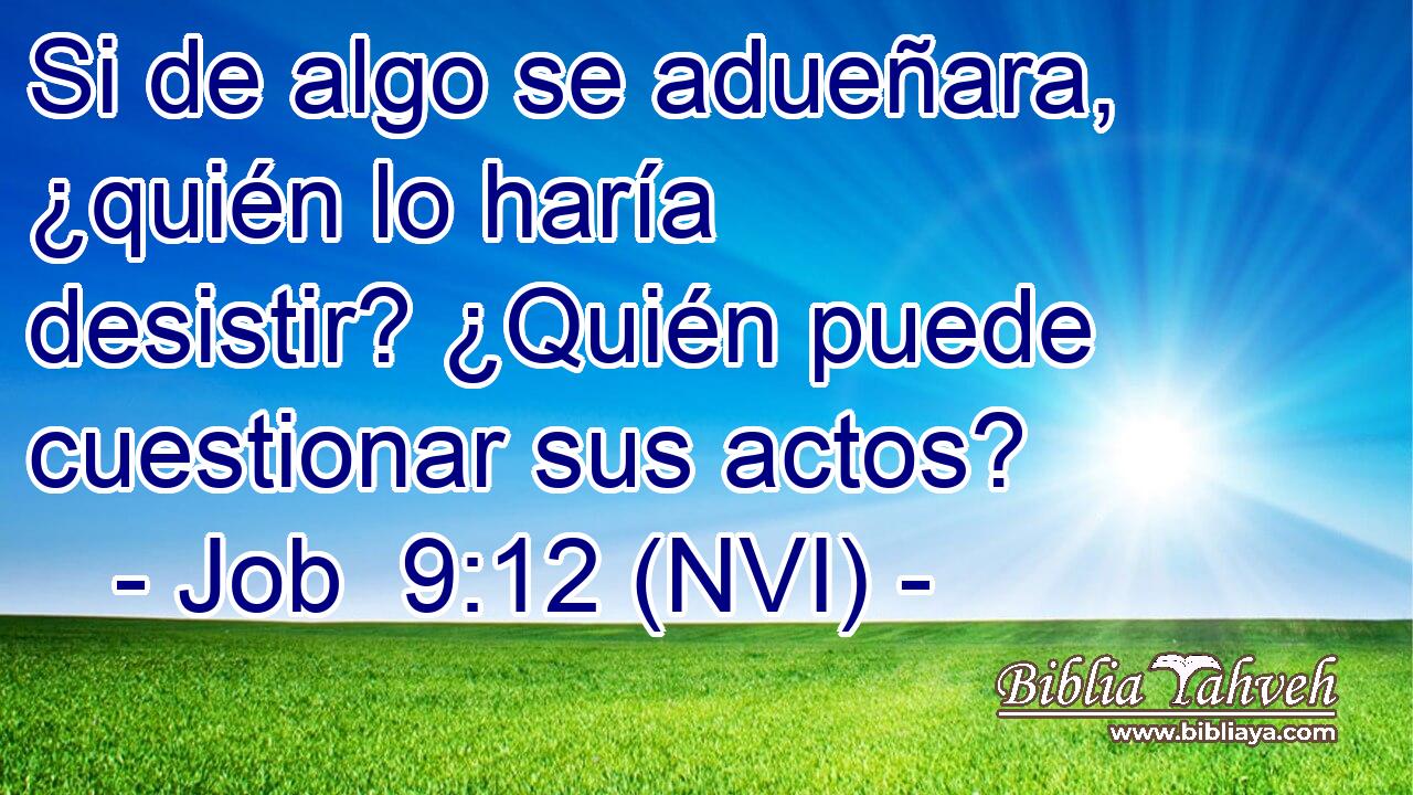  Si de algo se adueñara, ¿quién lo haría desistir? ¿Quién puede cuestionar sus actos? 