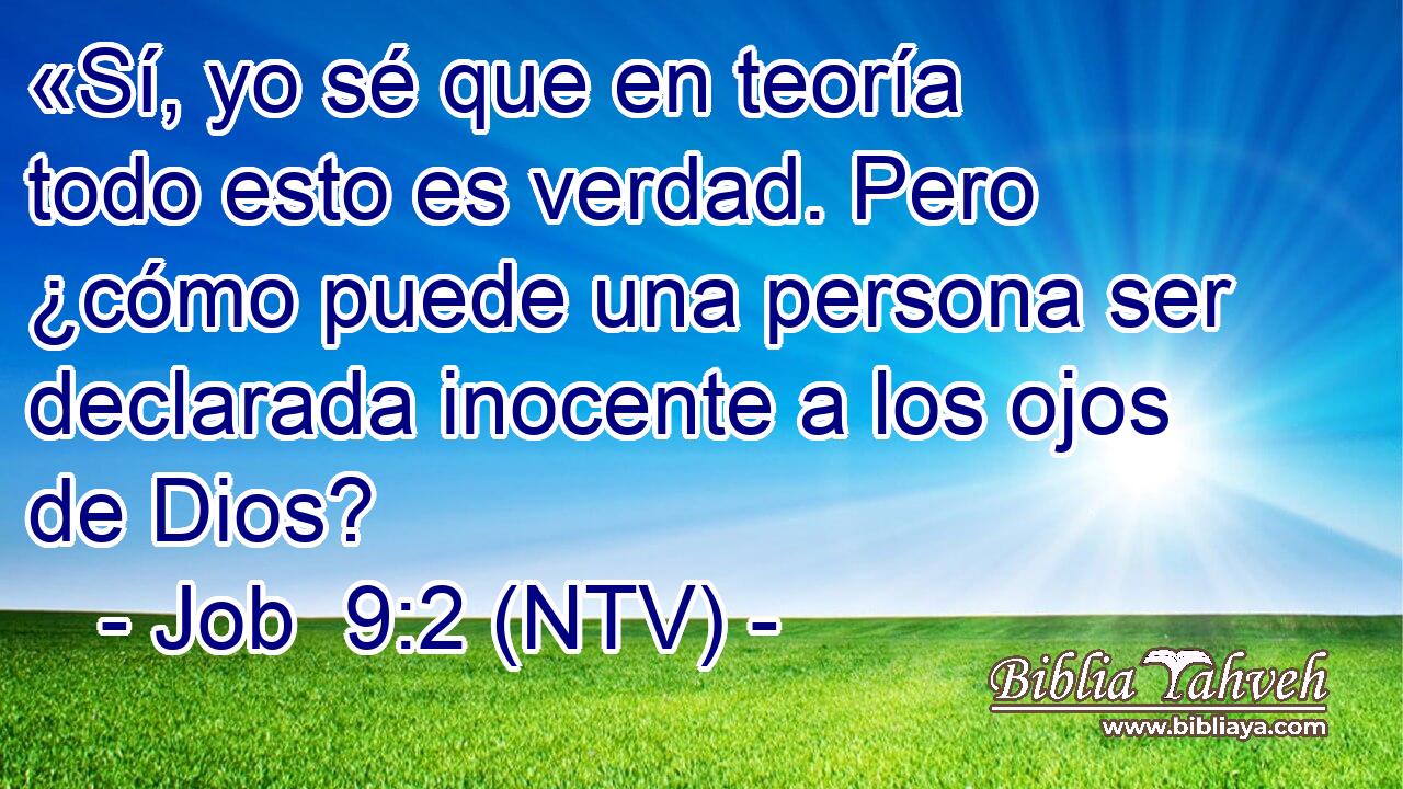 «Sí, yo sé que en teoría todo esto es verdad. Pero ¿cómo puede una persona ser declarada inocente a los ojos de Dios?