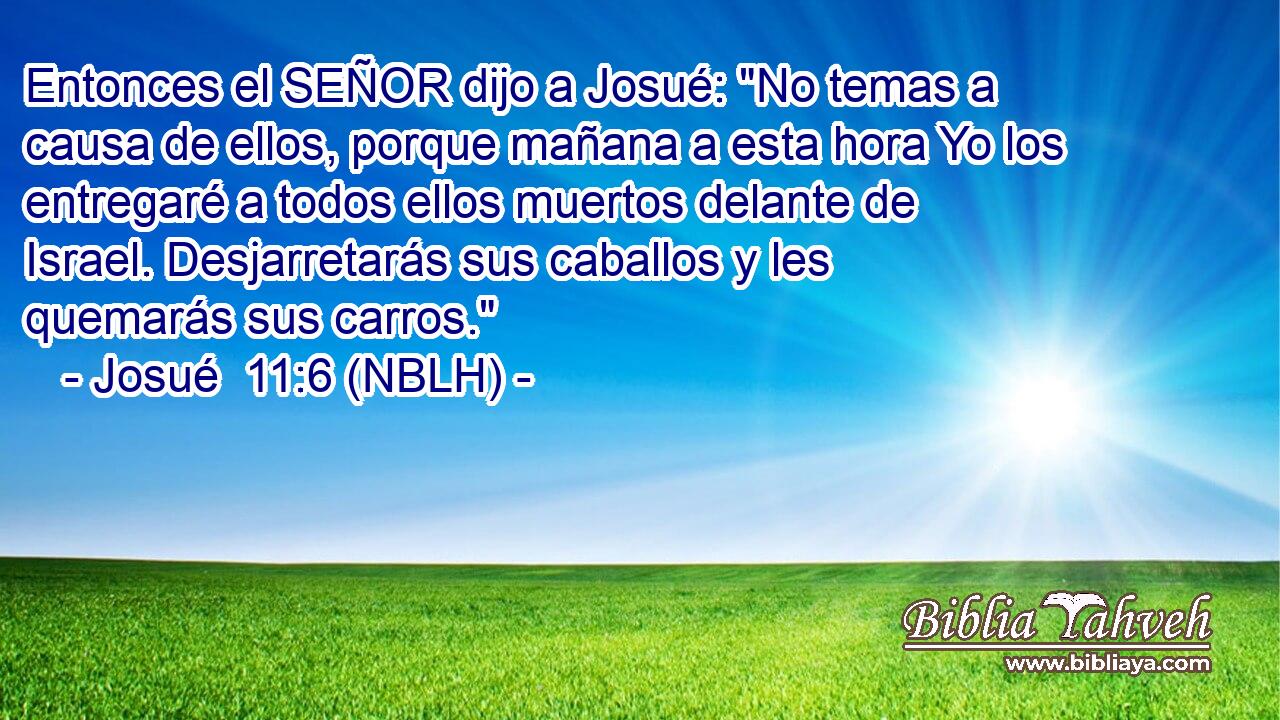 Entonces el SEÑOR dijo a Josué: 