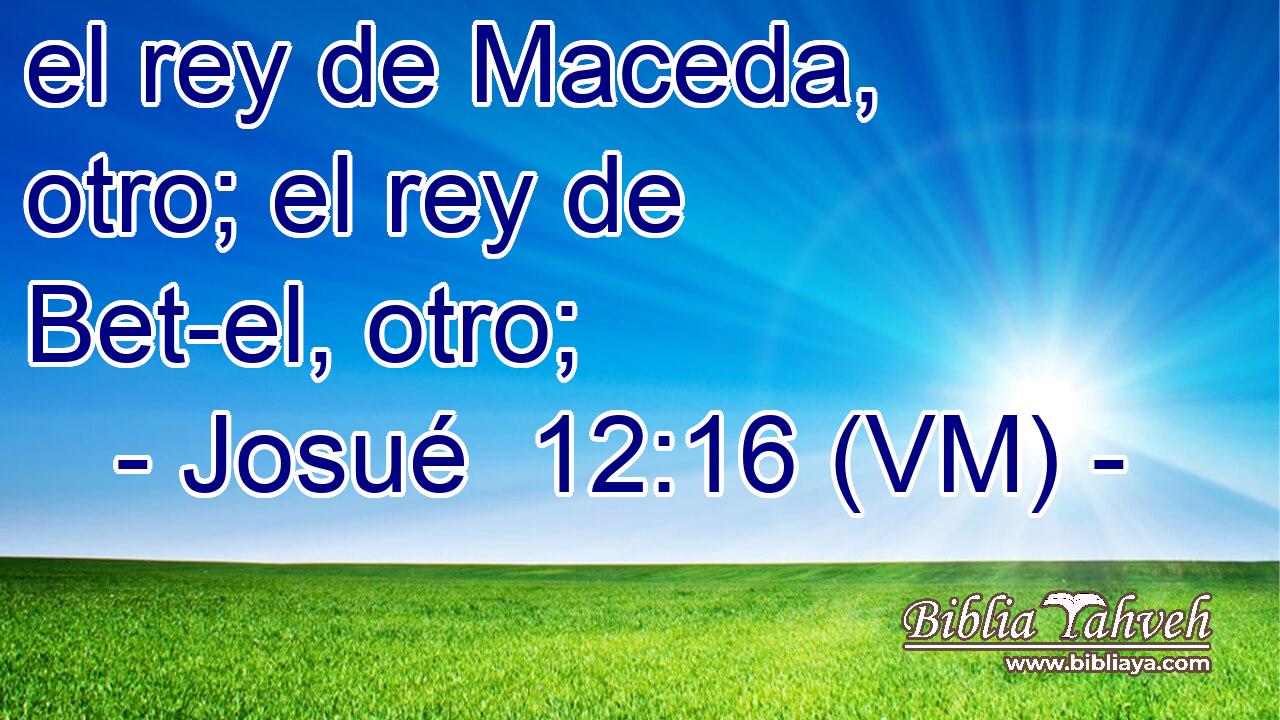  el rey de Maceda, otro; el rey de Bet-el, otro; 
