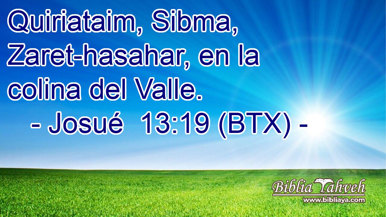 Quiriataim, Sibma, Zaret-hasahar, en la colina del Valle.