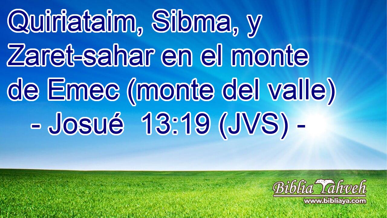 Quiriataim, Sibma, y Zaret-sahar en el monte de Emec (monte del valle)