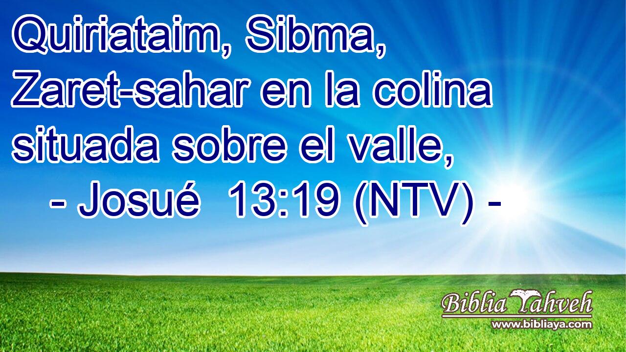 Quiriataim, Sibma, Zaret-sahar en la colina situada sobre el valle,