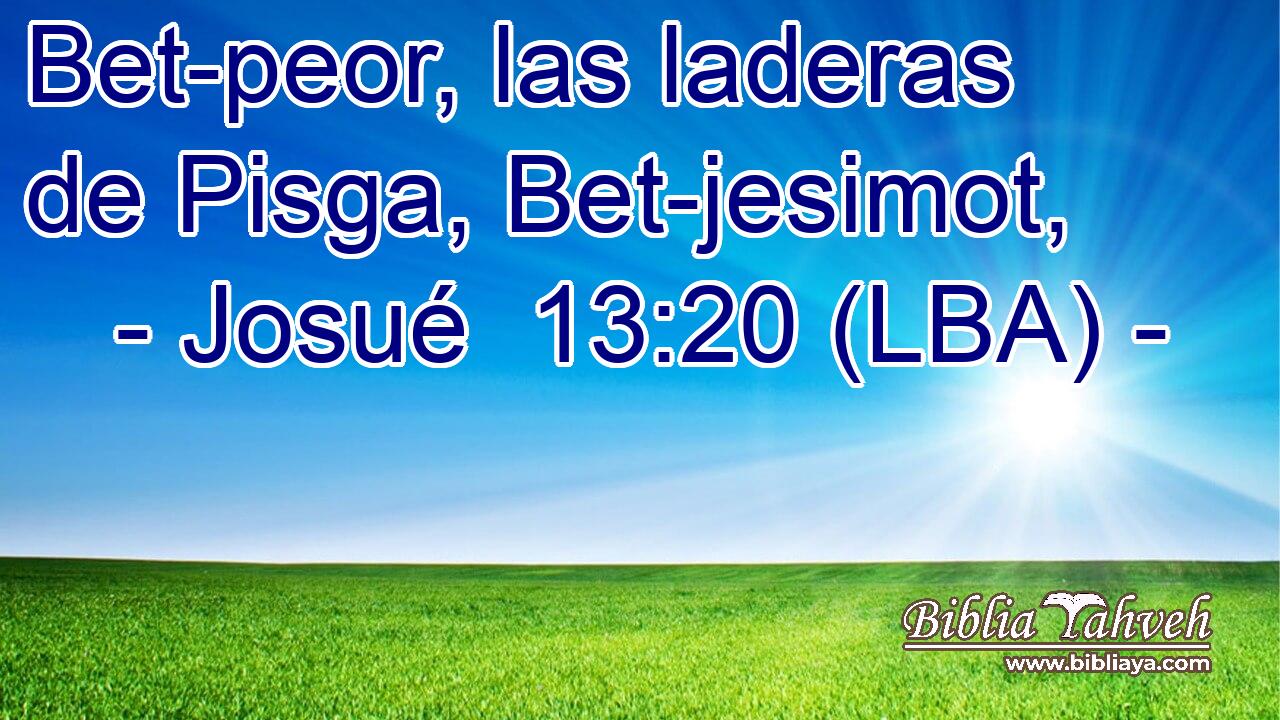 Bet-peor, las laderas de Pisga, Bet-jesimot,