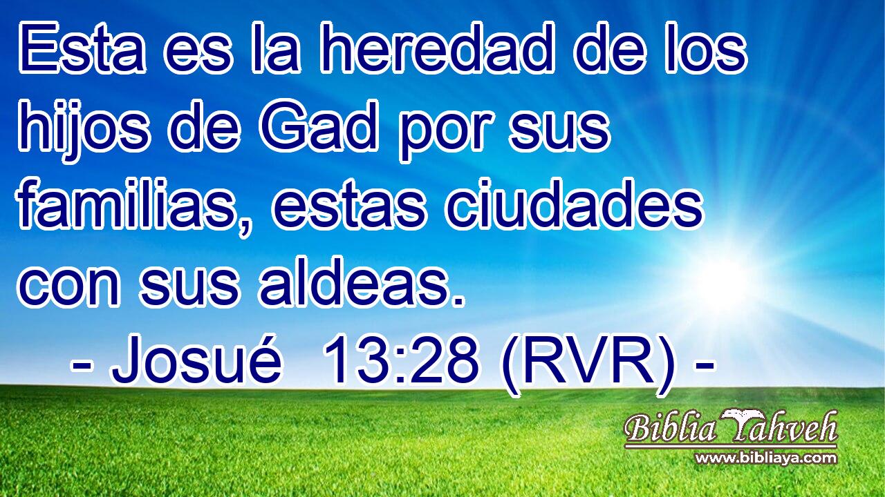 Esta es la heredad de los hijos de Gad por sus familias, estas ciudades con sus aldeas.