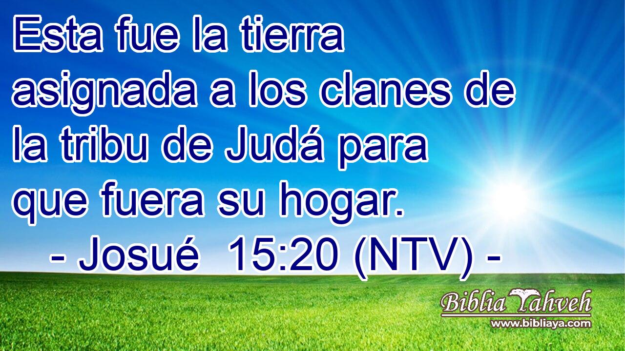 Esta fue la tierra asignada a los clanes de la tribu de Judá para que fuera su hogar.
