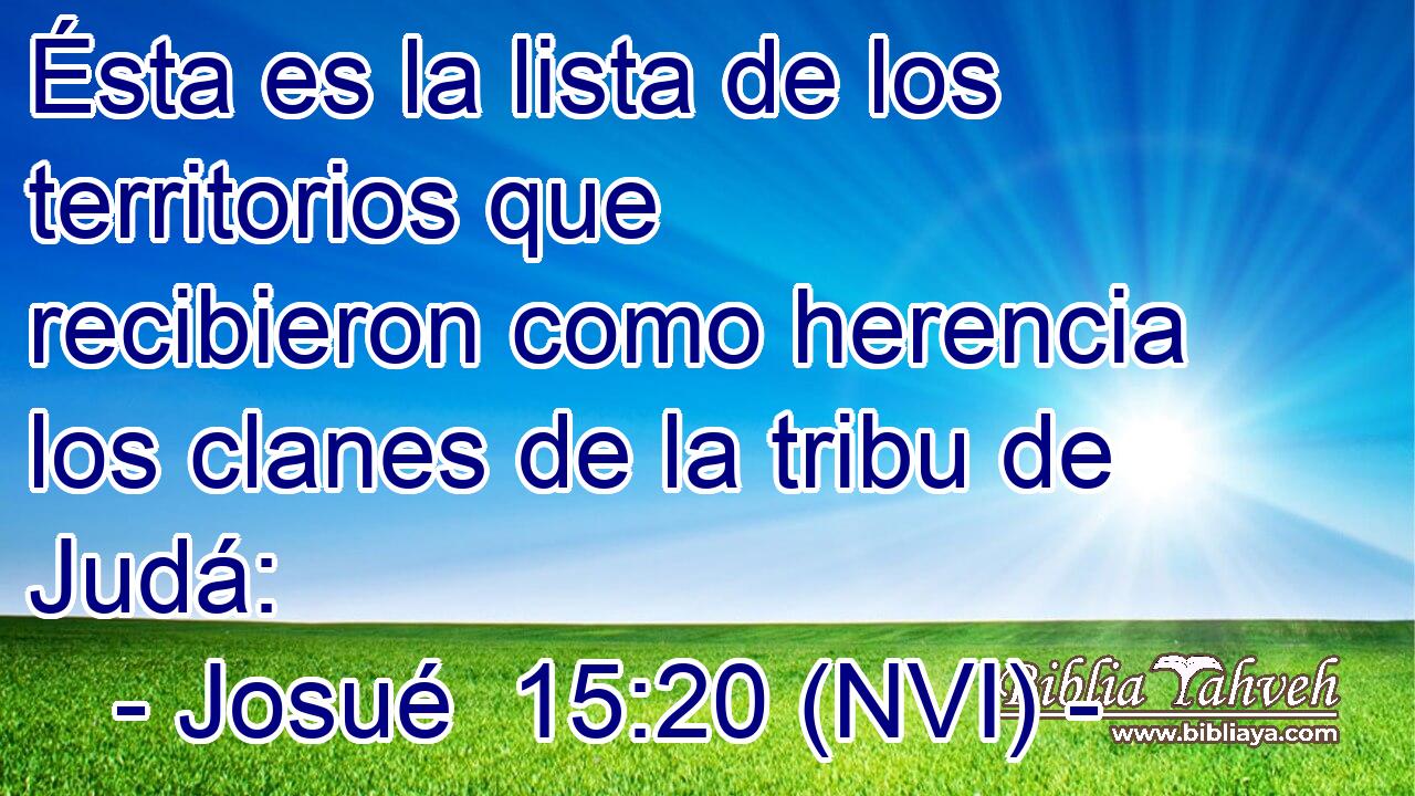  Ésta es la lista de los territorios que recibieron como herencia los clanes de la tribu de Judá: 