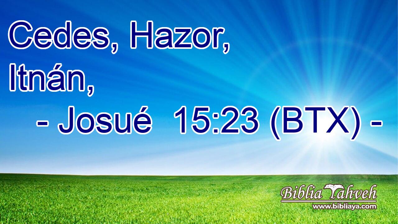Cedes, Hazor, Itnán,