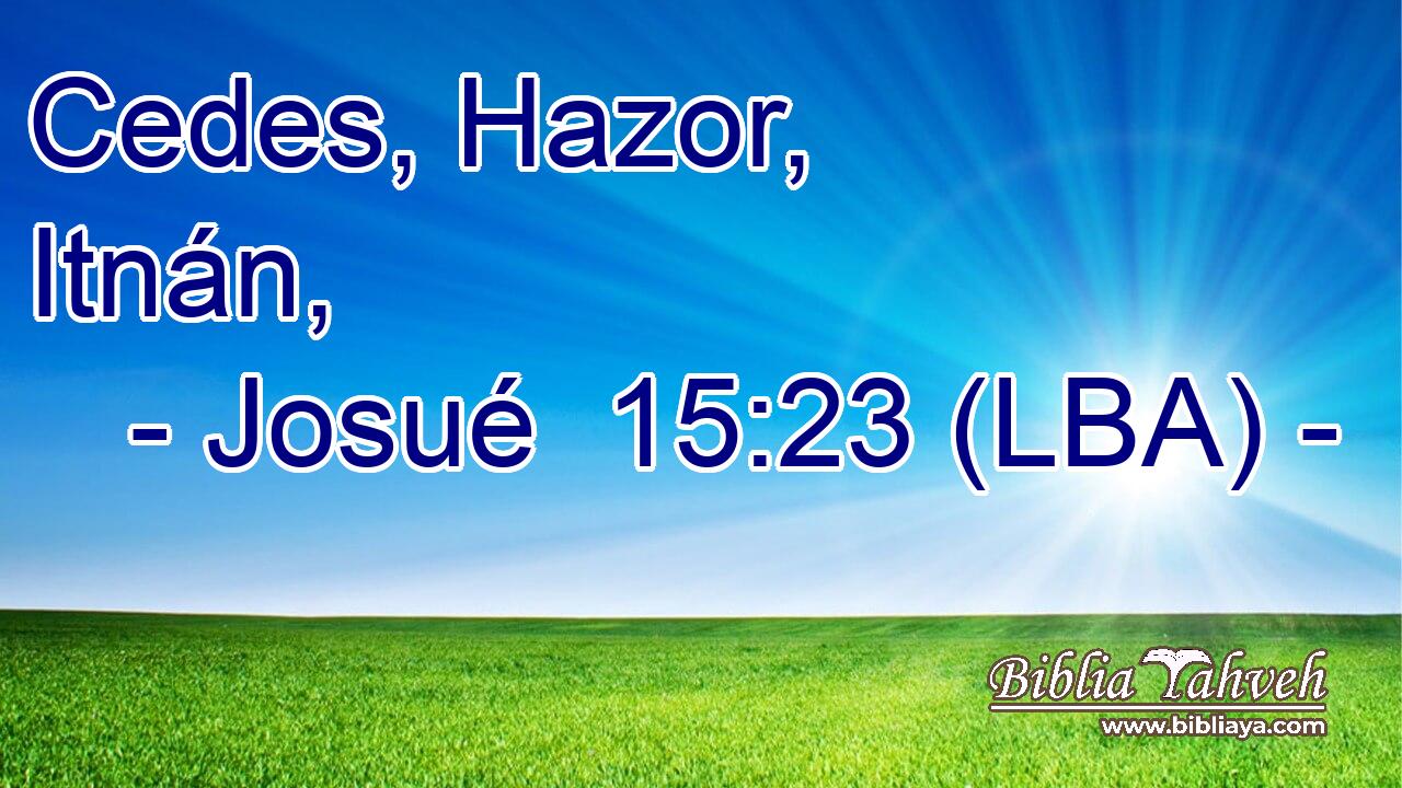 Cedes, Hazor, Itnán,