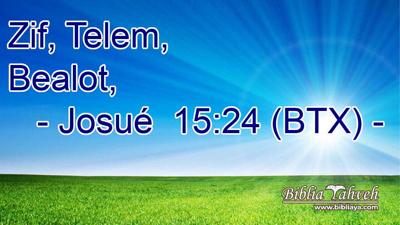 Zif, Telem, Bealot,