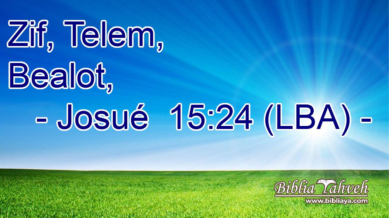 Zif, Telem, Bealot,
