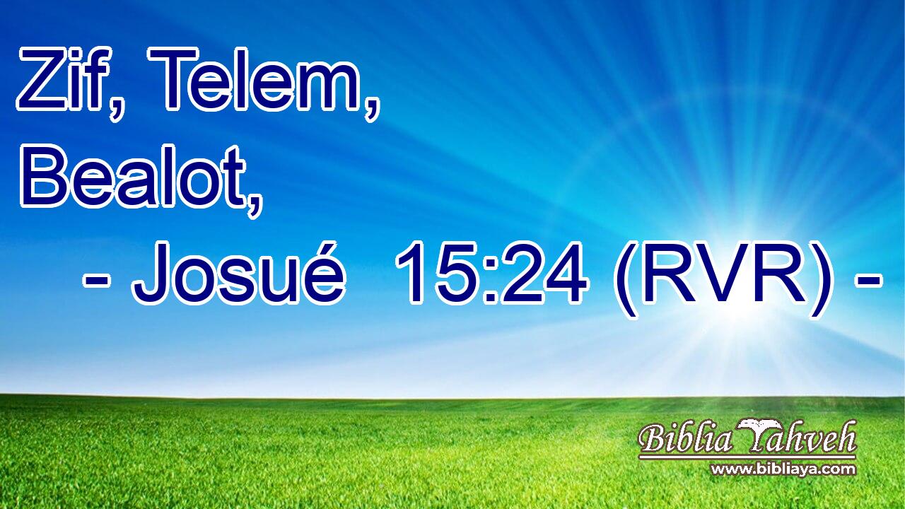 Zif, Telem, Bealot,