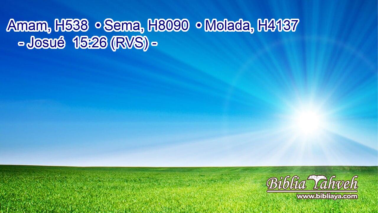 Amam, H538  • Sema, H8090  • Molada, H4137  