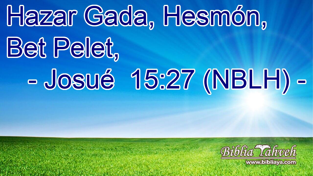  Hazar Gada, Hesmón, Bet Pelet, 