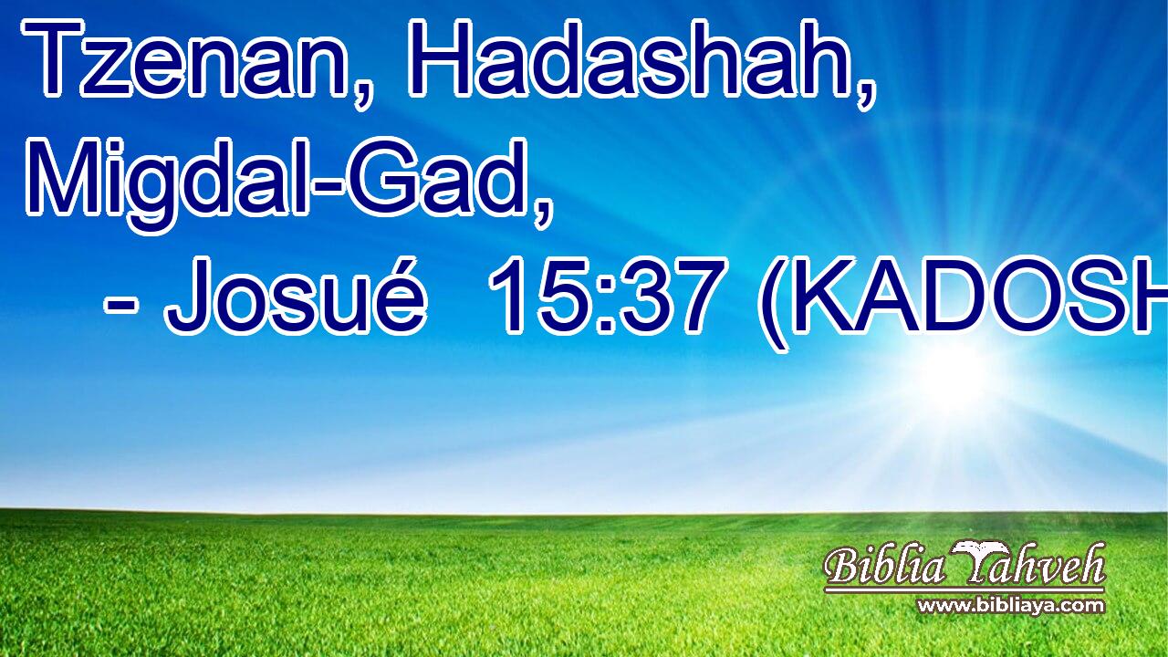  Tzenan, Hadashah, Migdal-Gad, 