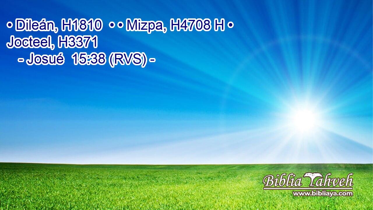 • Dileán, H1810  • • Mizpa, H4708 H • Jocteel, H3371  