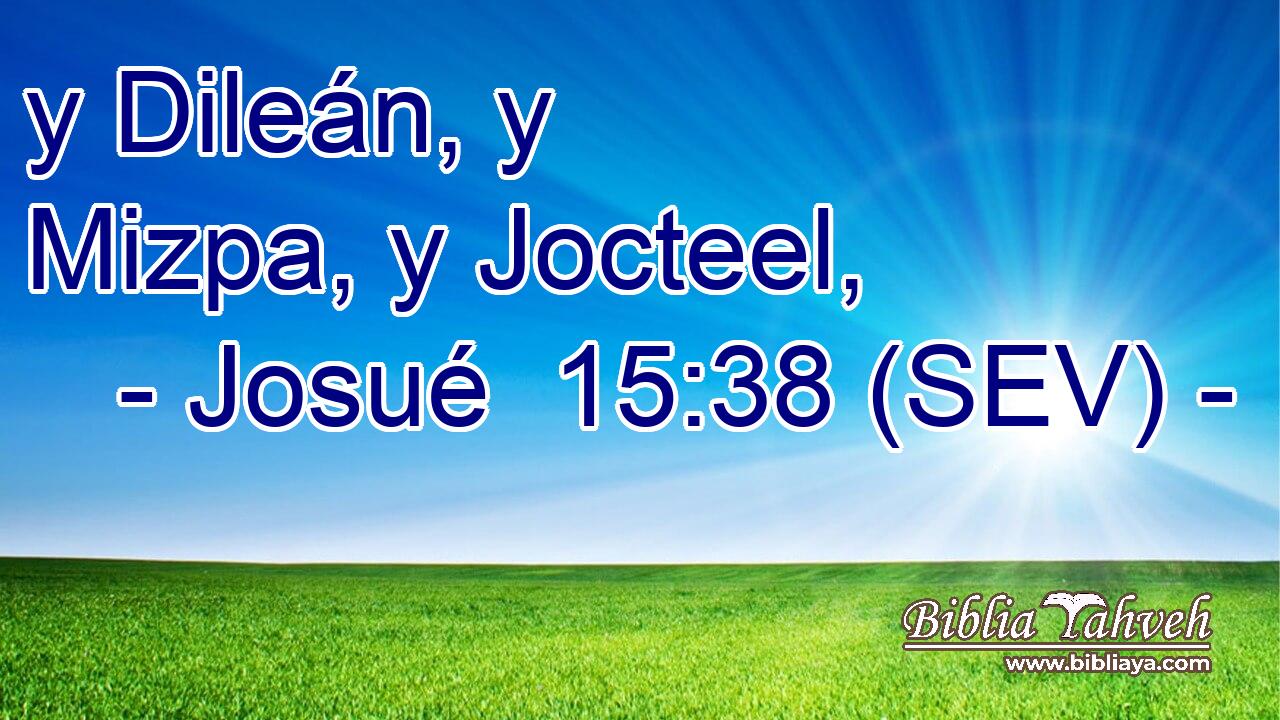 y Dileán, y Mizpa, y Jocteel,
