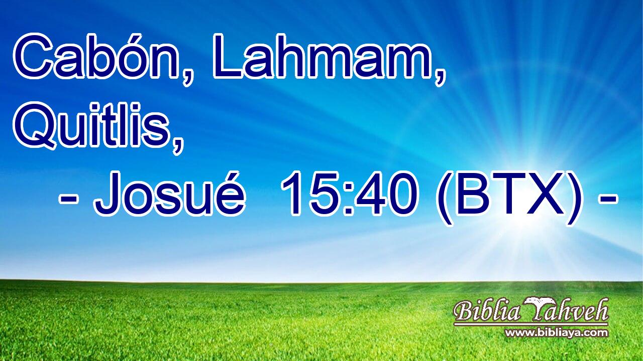 Cabón, Lahmam, Quitlis,