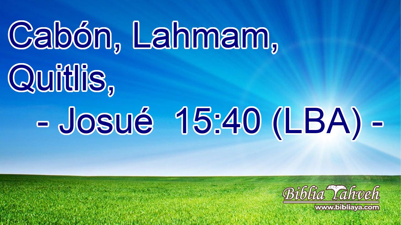 Cabón, Lahmam, Quitlis,
