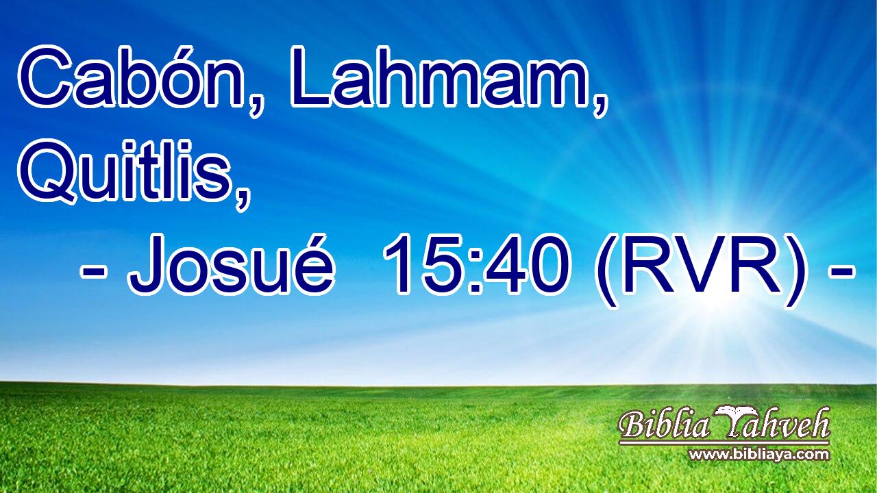 Cabón, Lahmam, Quitlis,