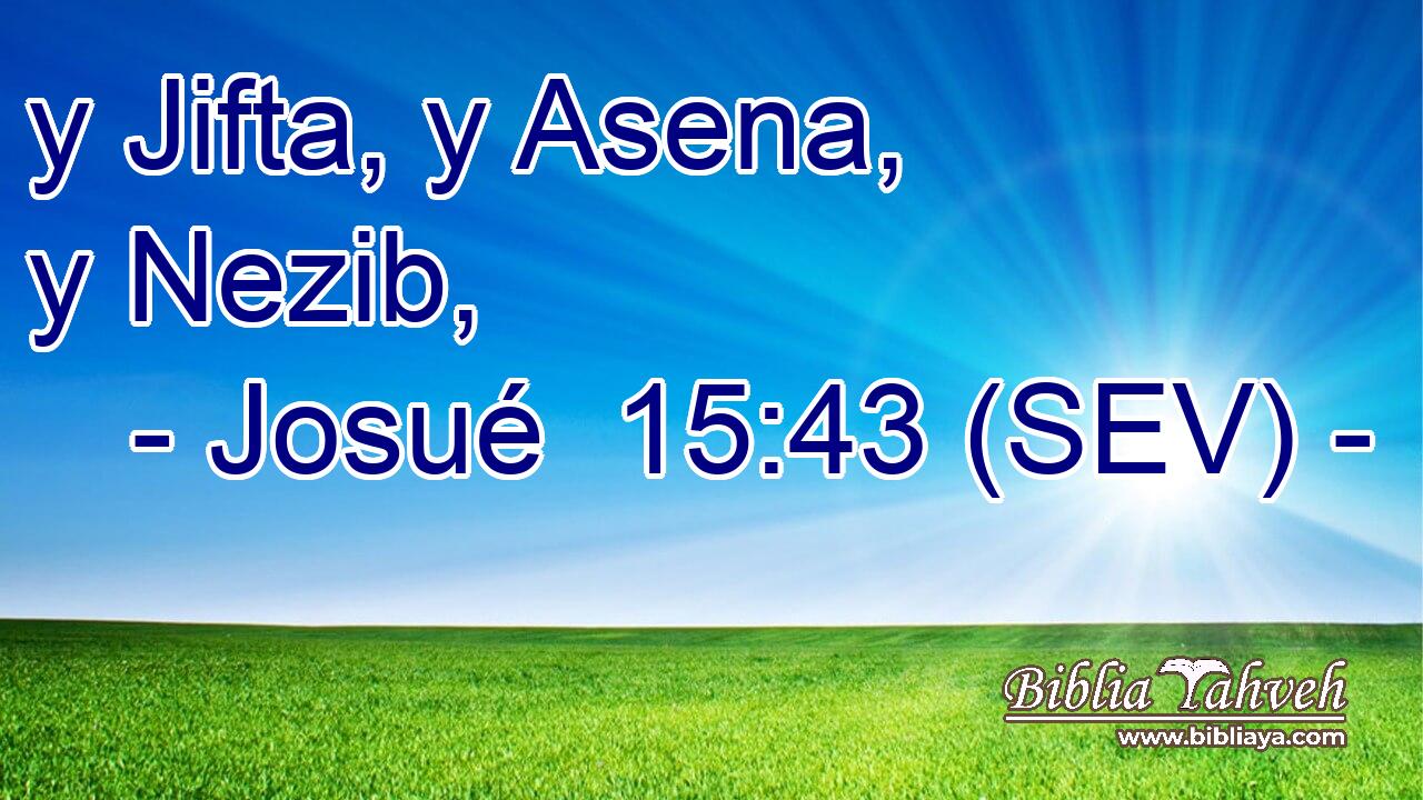 y Jifta, y Asena, y Nezib,