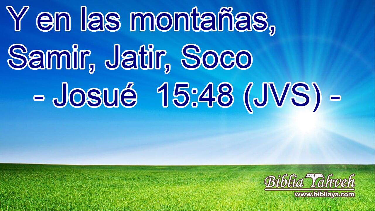 Y en las montañas, Samir, Jatir, Soco