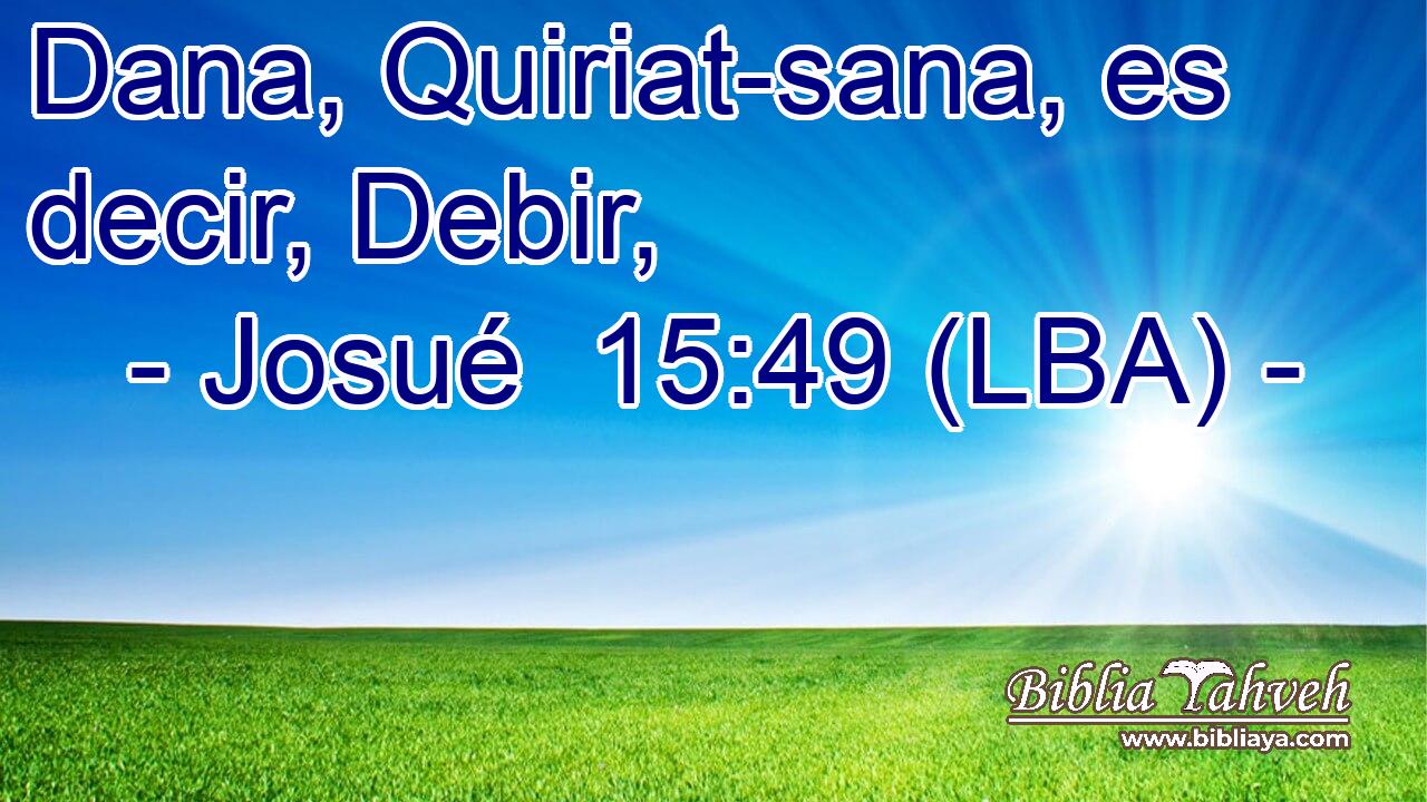 Dana, Quiriat-sana, es decir, Debir,