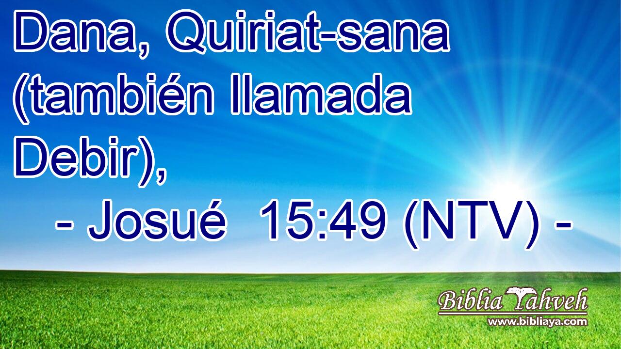 Dana, Quiriat-sana (también llamada Debir),