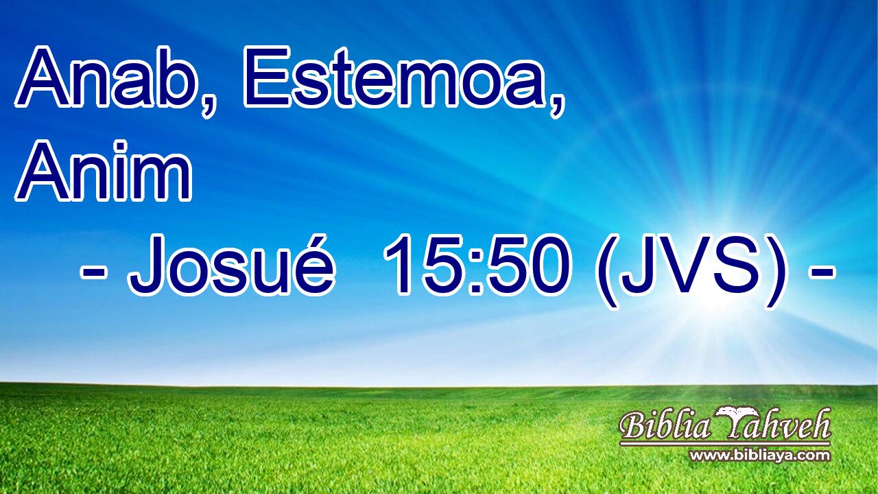 Anab, Estemoa, Anim