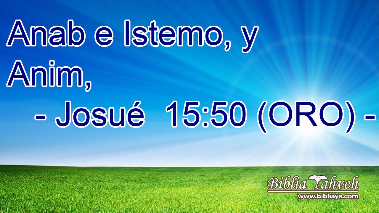  Anab e Istemo, y Anim, 