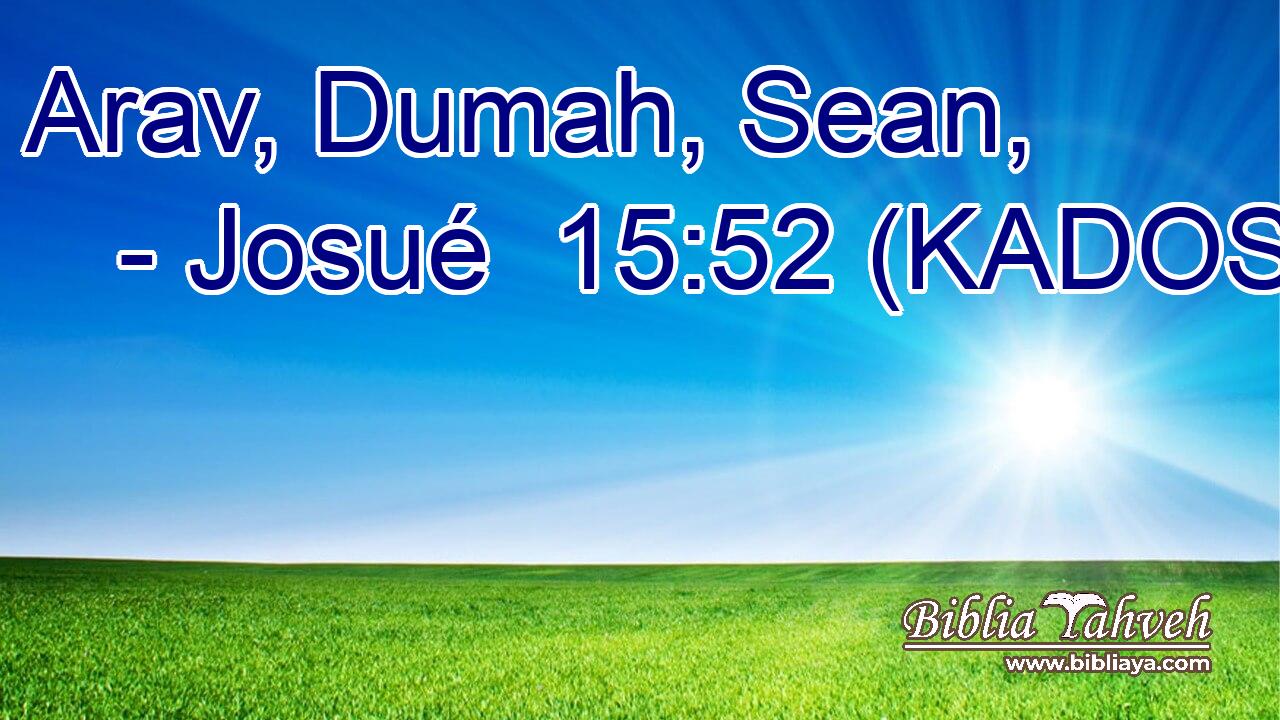 Arav, Dumah, Sean, 