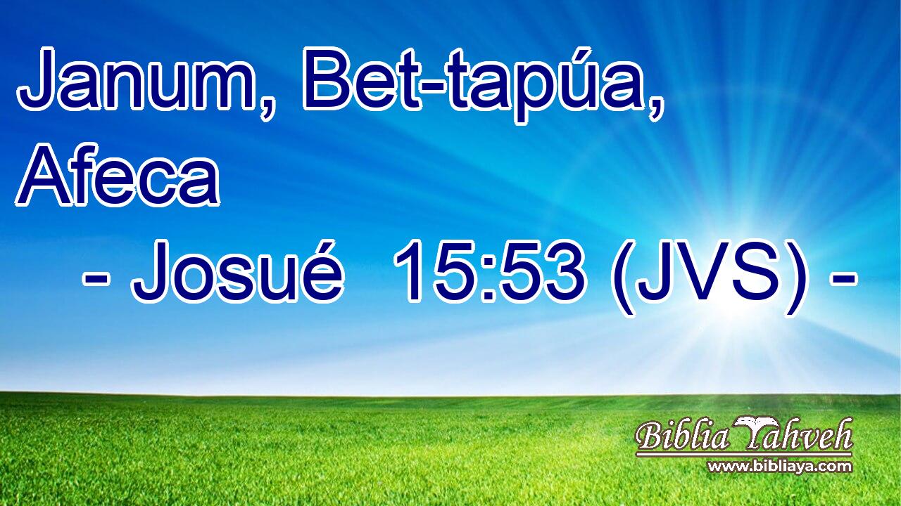 Janum, Bet-tapúa, Afeca