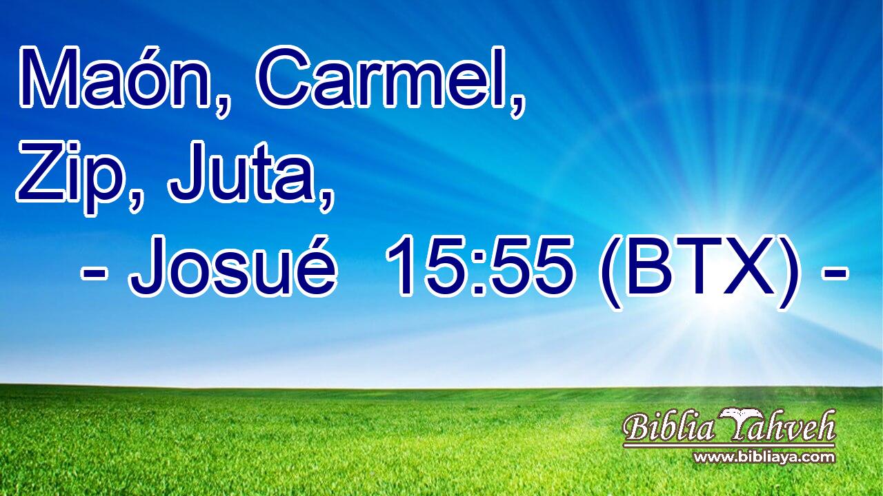 Maón, Carmel, Zip, Juta,
