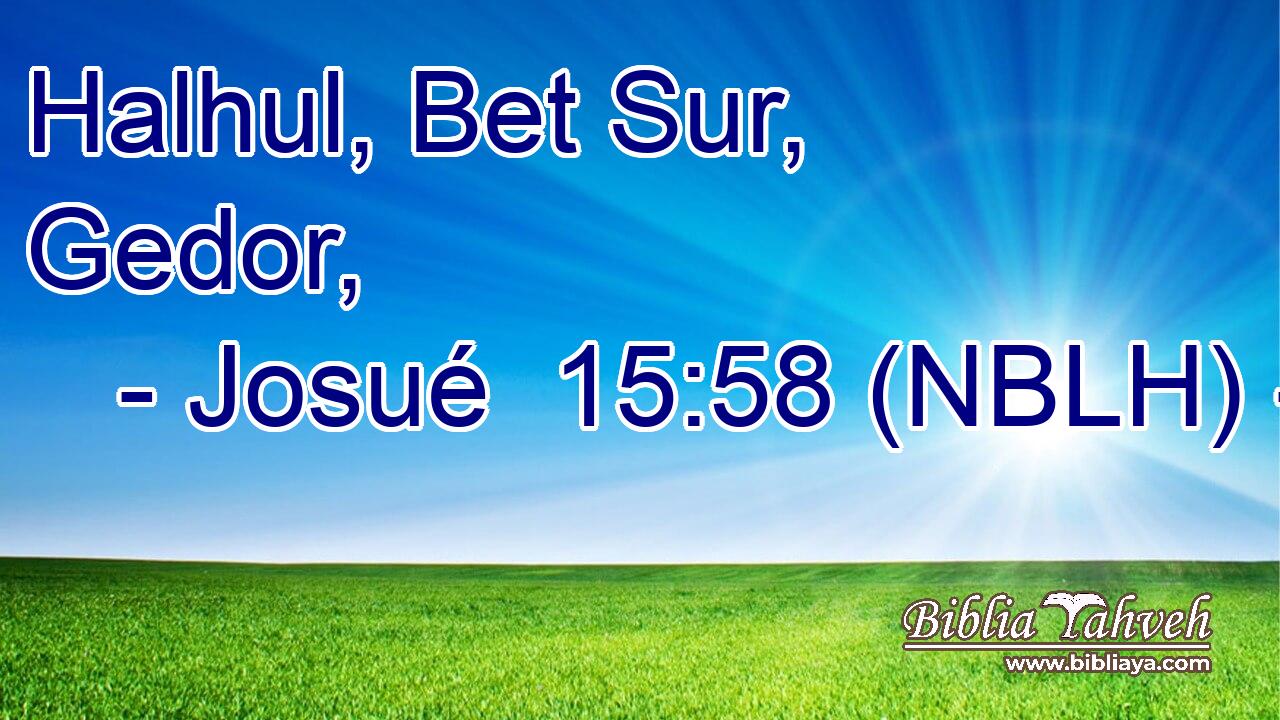  Halhul, Bet Sur, Gedor, 
