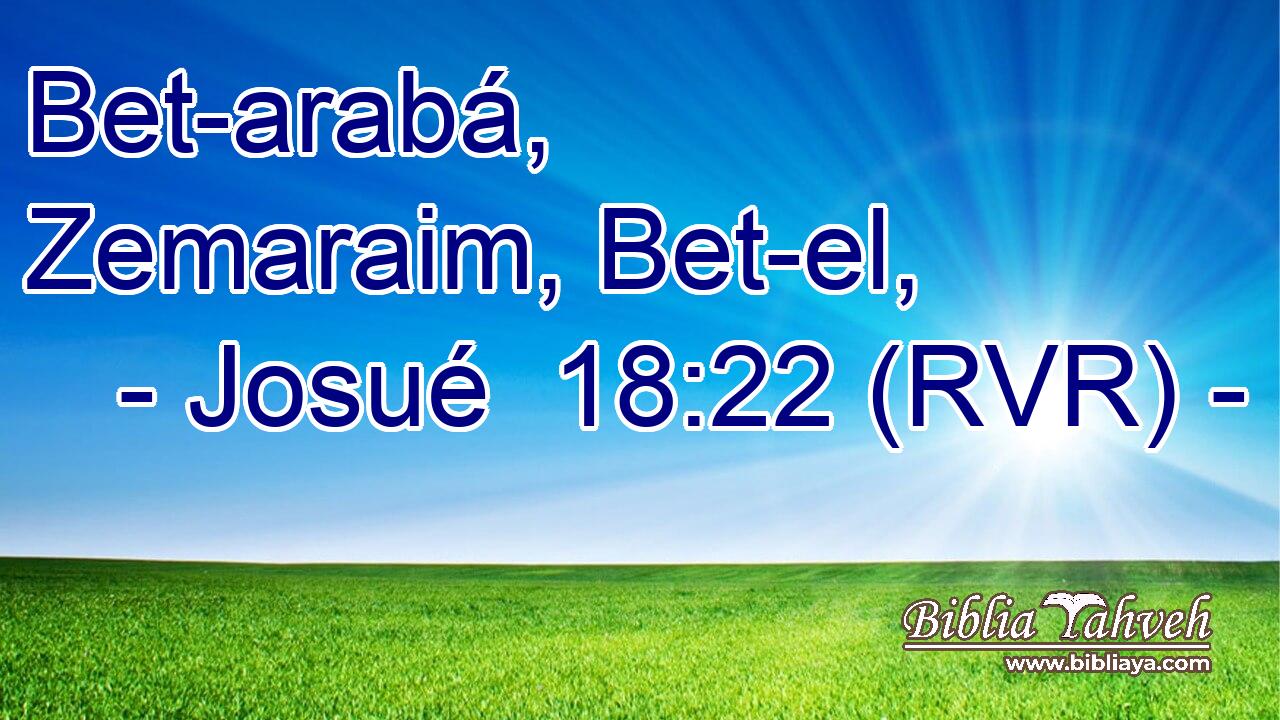 Bet-arabá, Zemaraim, Bet-el,