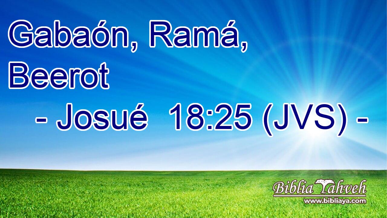 Gabaón, Ramá, Beerot