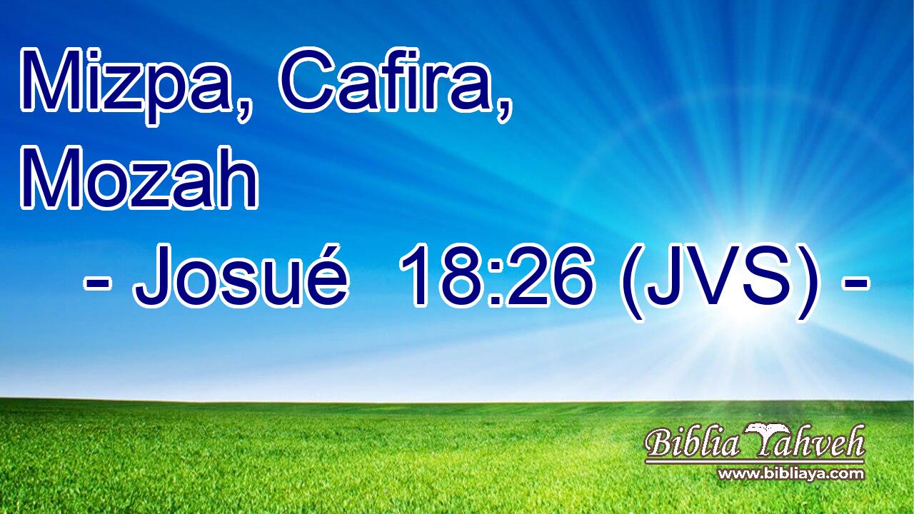 Mizpa, Cafira, Mozah