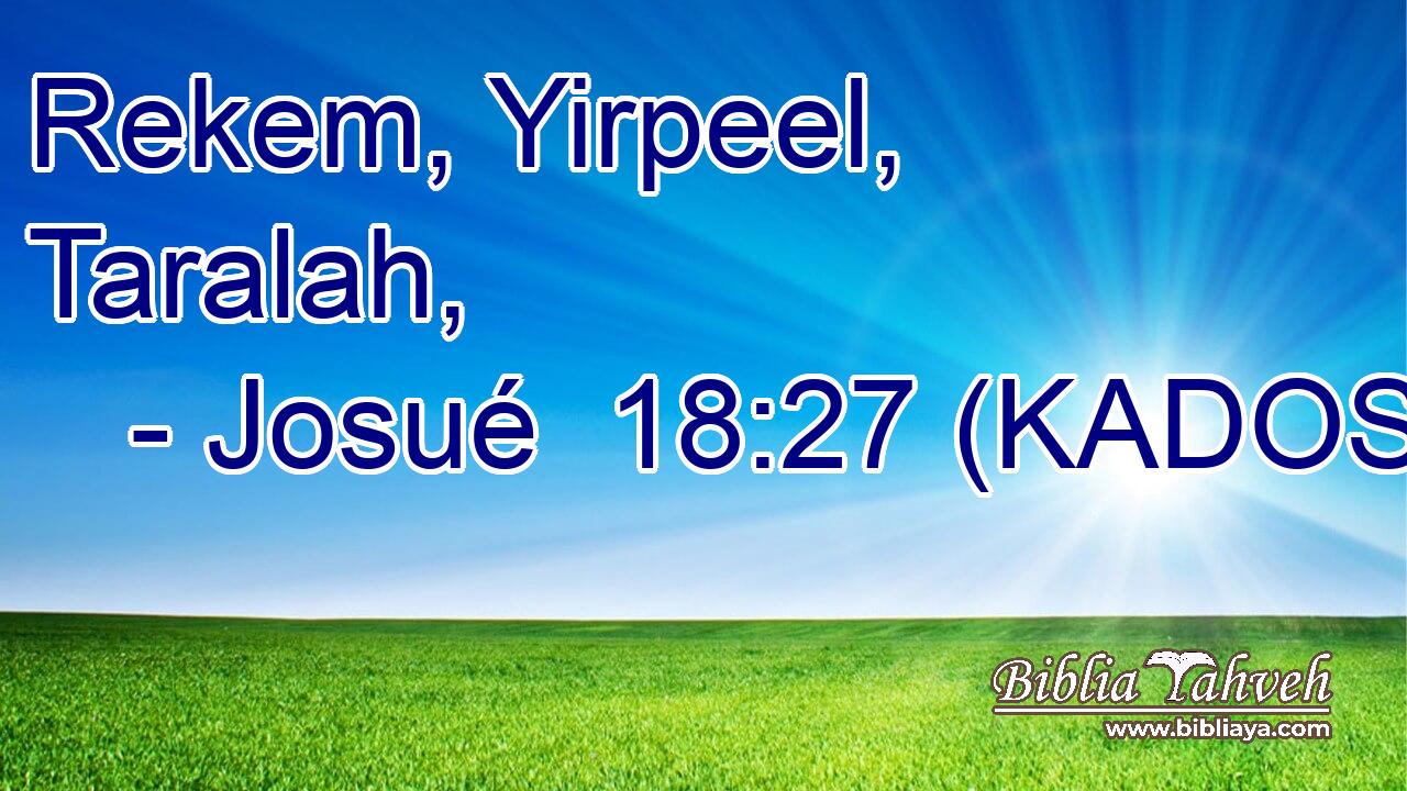 Rekem, Yirpeel, Taralah, 