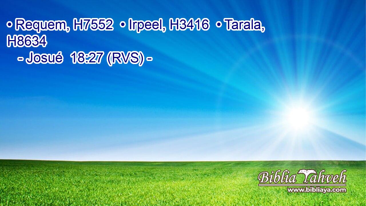 • Requem, H7552  • Irpeel, H3416  • Tarala, H8634  