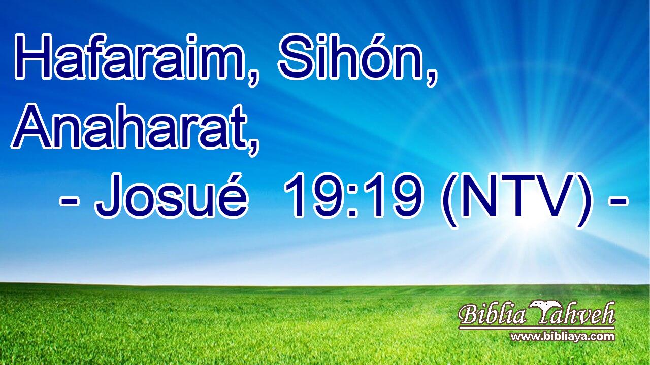 Hafaraim, Sihón, Anaharat,