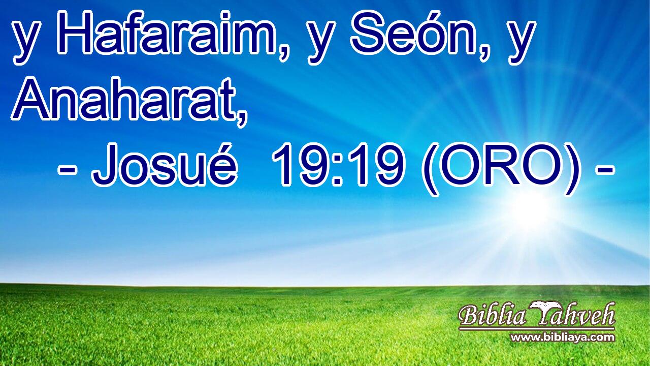  y Hafaraim, y Seón, y Anaharat, 