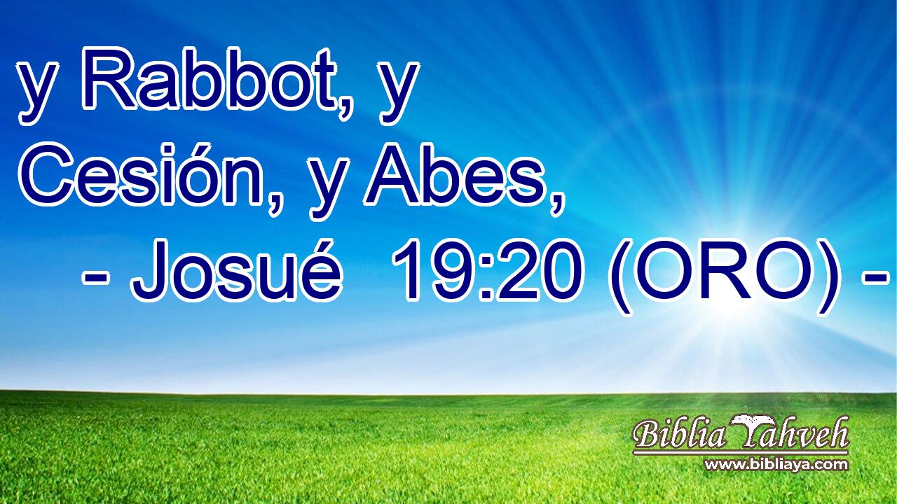  y Rabbot, y Cesión, y Abes, 