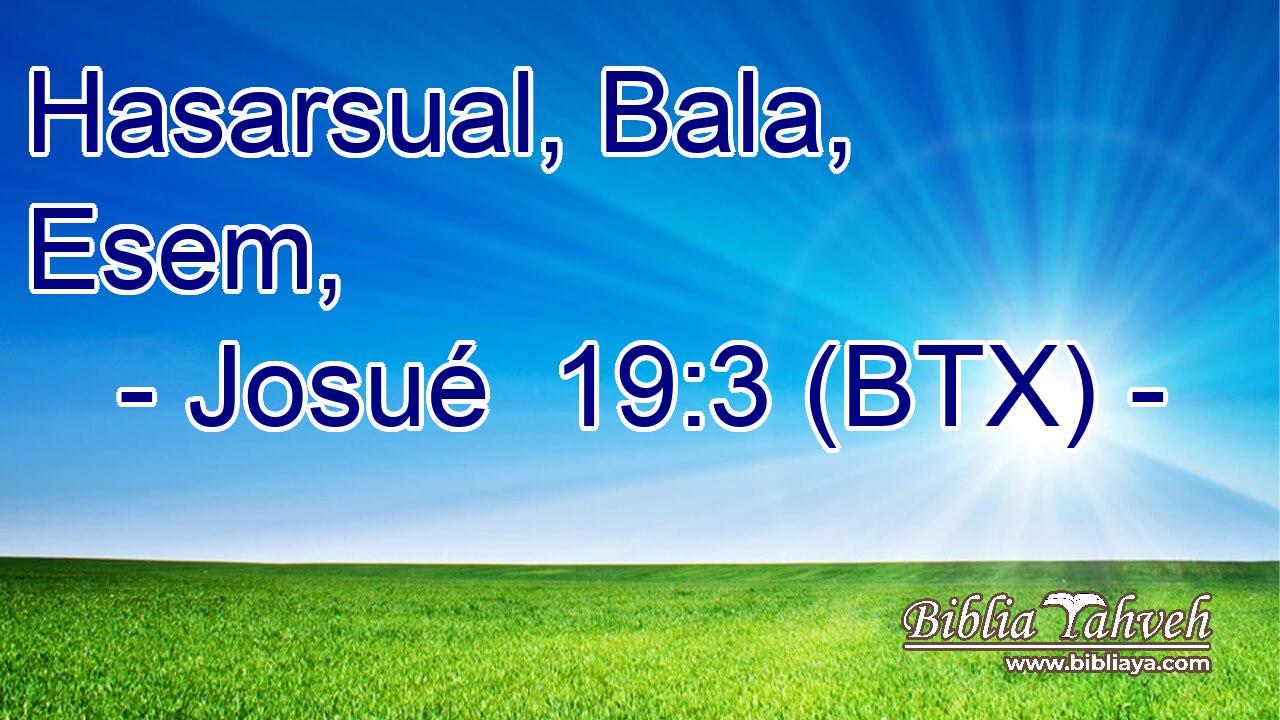 Hasarsual, Bala, Esem,