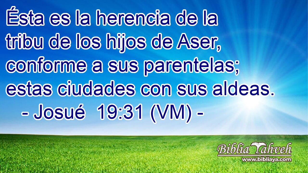  Ésta es la herencia de la tribu de los hijos de Aser, conforme a sus parentelas; estas ciudades con sus aldeas. 