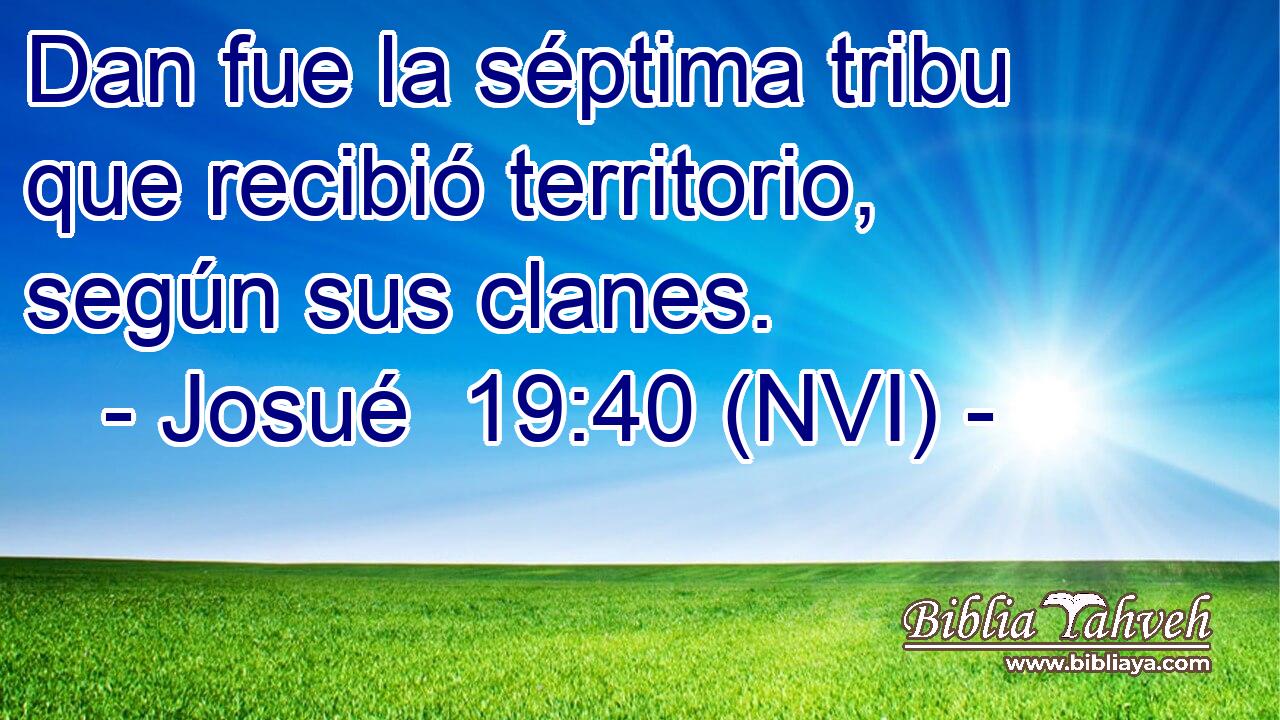  Dan fue la séptima tribu que recibió territorio, según sus clanes. 