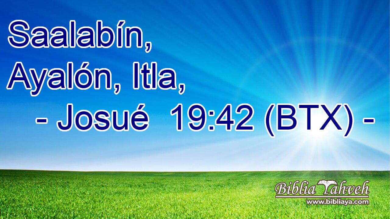 Saalabín, Ayalón, Itla,