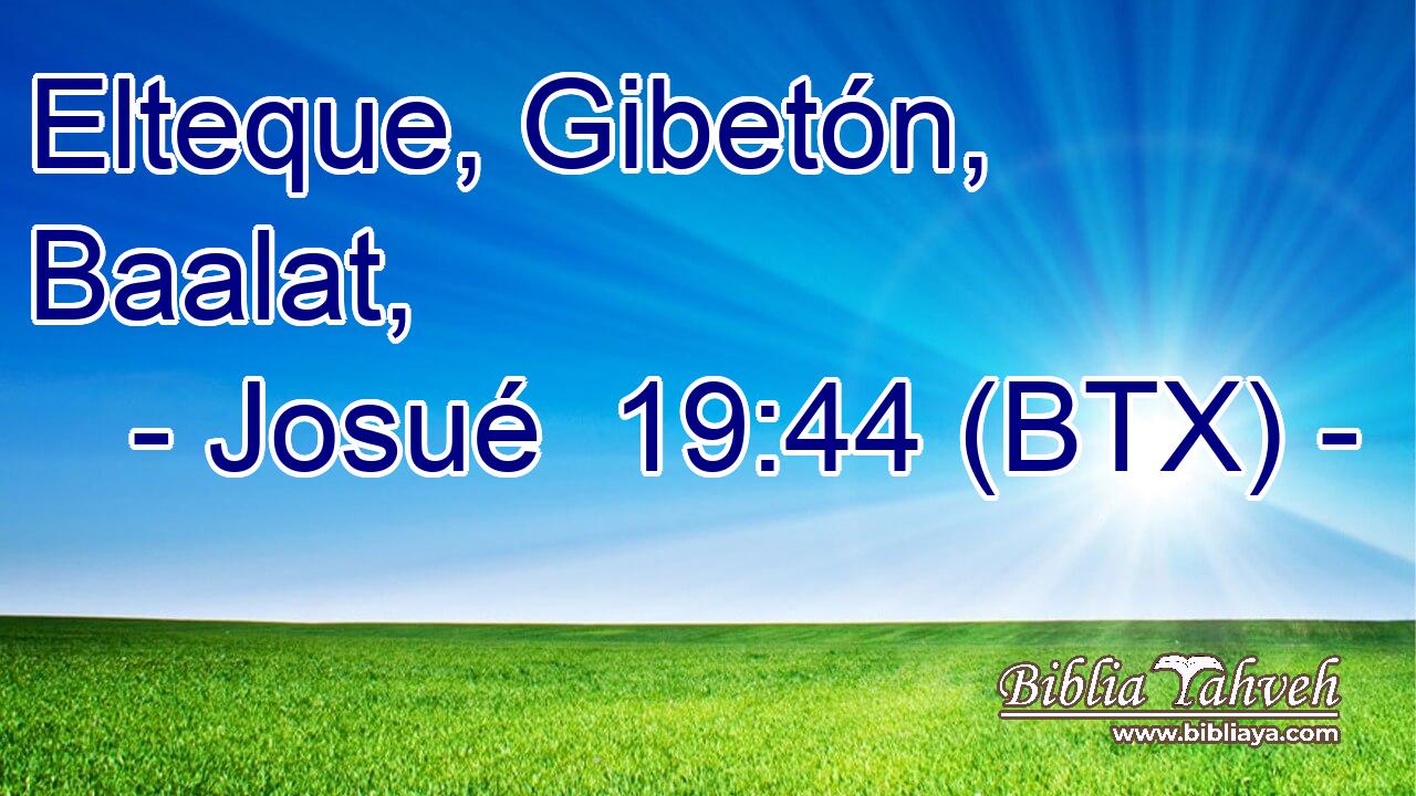Elteque, Gibetón, Baalat,