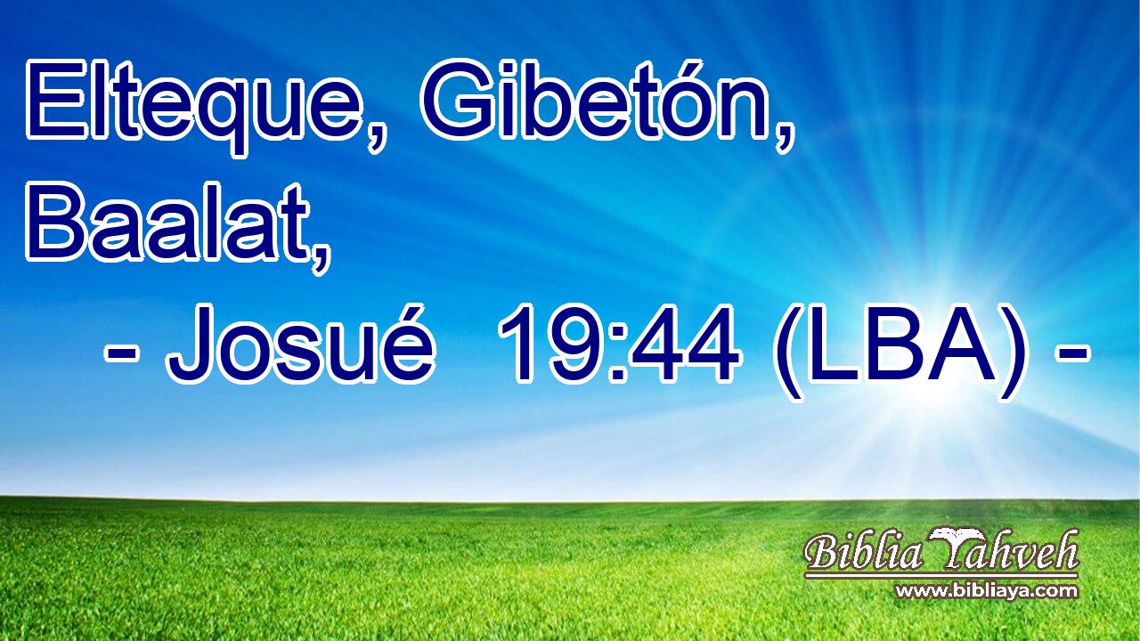 Elteque, Gibetón, Baalat,
